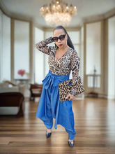 Load image into Gallery viewer, Sassy Denim Harem Pants