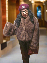 Load image into Gallery viewer, Plush Sleeve Snap Oversized Fur