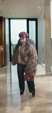 Load image into Gallery viewer, Plush Sleeve Snap Oversized Fur
