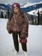 Load image into Gallery viewer, Plush Sleeve Snap Oversized Fur