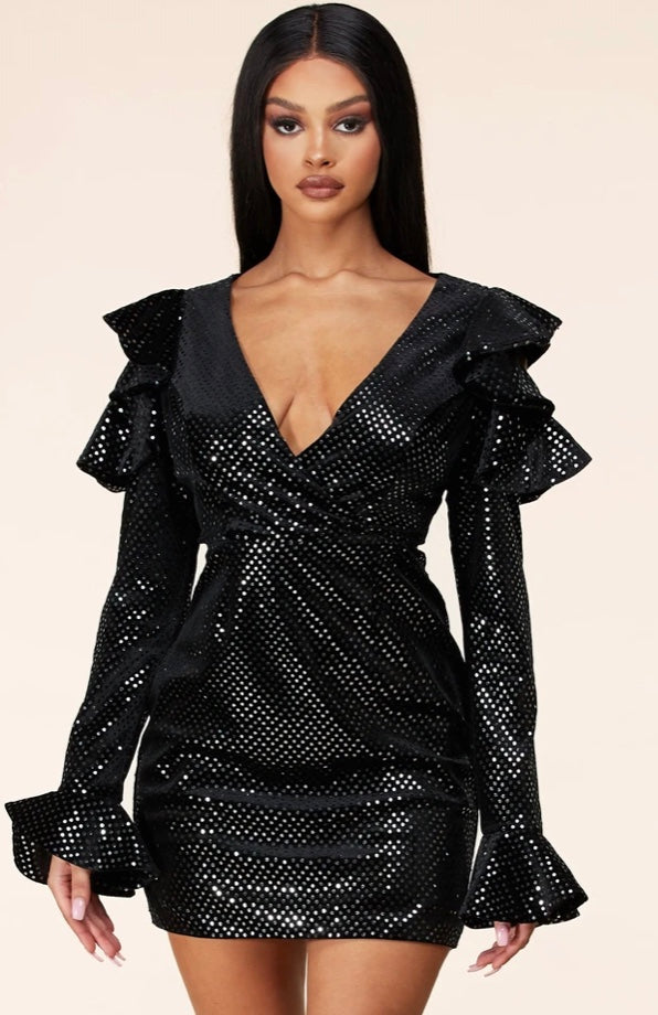 magic sequin dress HELLO MOLLY Mermaid Magic Sequin Mini Dress Blue