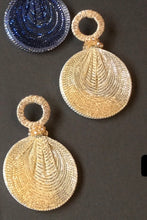 Load image into Gallery viewer, Aria Silk Ribbon Statement Earrings SOLD OUT!!!