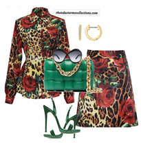 Load image into Gallery viewer, Brooklyn Floral Leopard Set