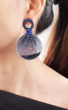 Load image into Gallery viewer, Aria Silk Ribbon Statement Earrings SOLD OUT!!!