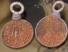 Load image into Gallery viewer, Aria Silk Ribbon Statement Earrings SOLD OUT!!!