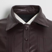 Load image into Gallery viewer, Ready or Not Faux Leather Jumpsuit. Sold out