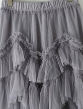Load image into Gallery viewer, Janice Tulle Skirt Gray