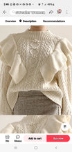 Load image into Gallery viewer, Rebecca Cable Sweater SOLD OUT!!
