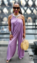Load image into Gallery viewer, One Shoulder Flow Jumpsuit
