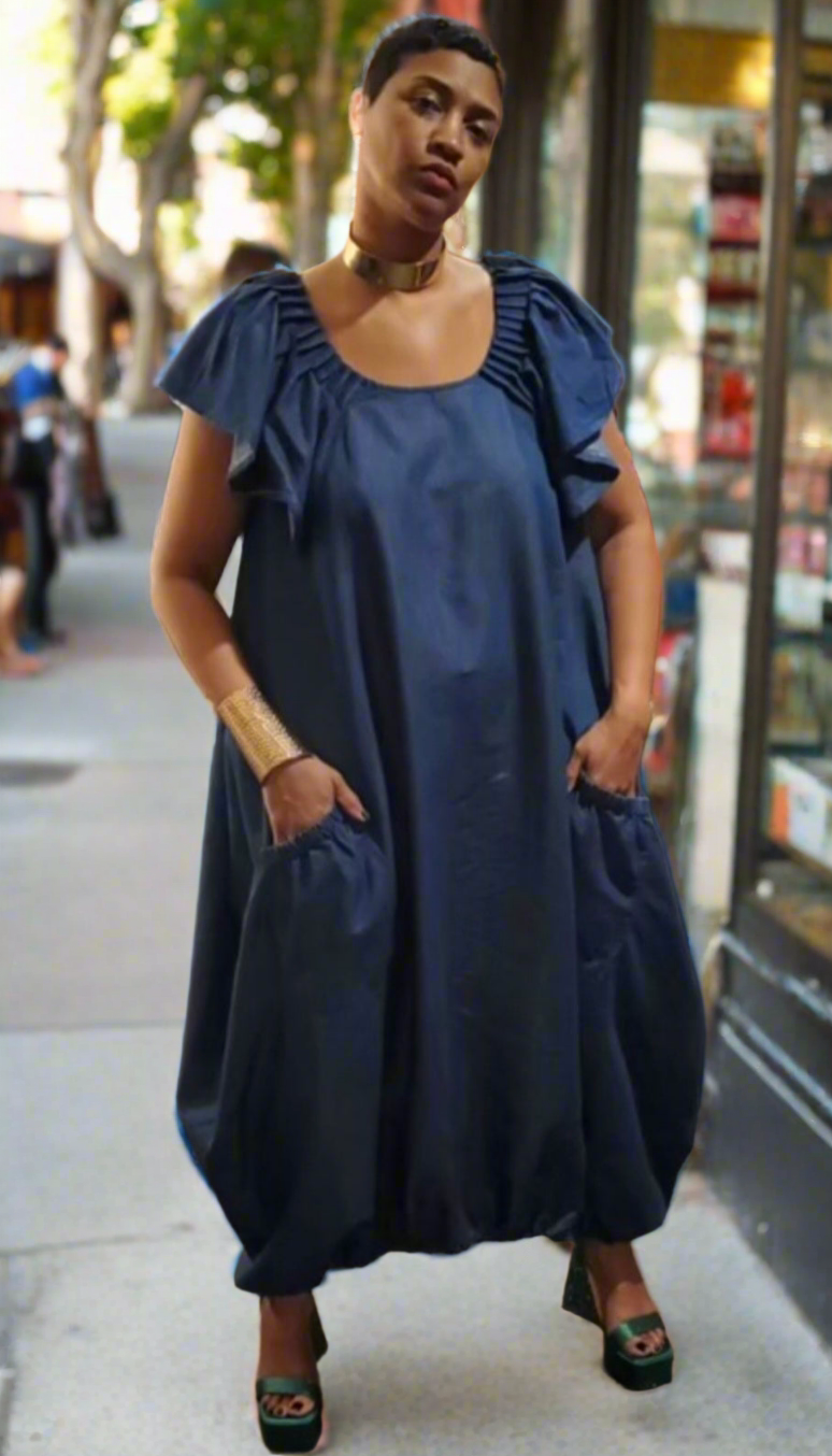 LILAH DENIM DRESS