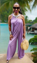 Load image into Gallery viewer, One Shoulder Flow Jumpsuit
