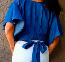 Load image into Gallery viewer, Brooke Denim Top Please Review Description &amp; Return Policy
