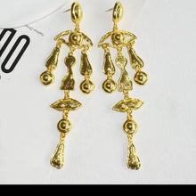 Load image into Gallery viewer, Designer Inspired Schiparelli Drop Statement Earrings
