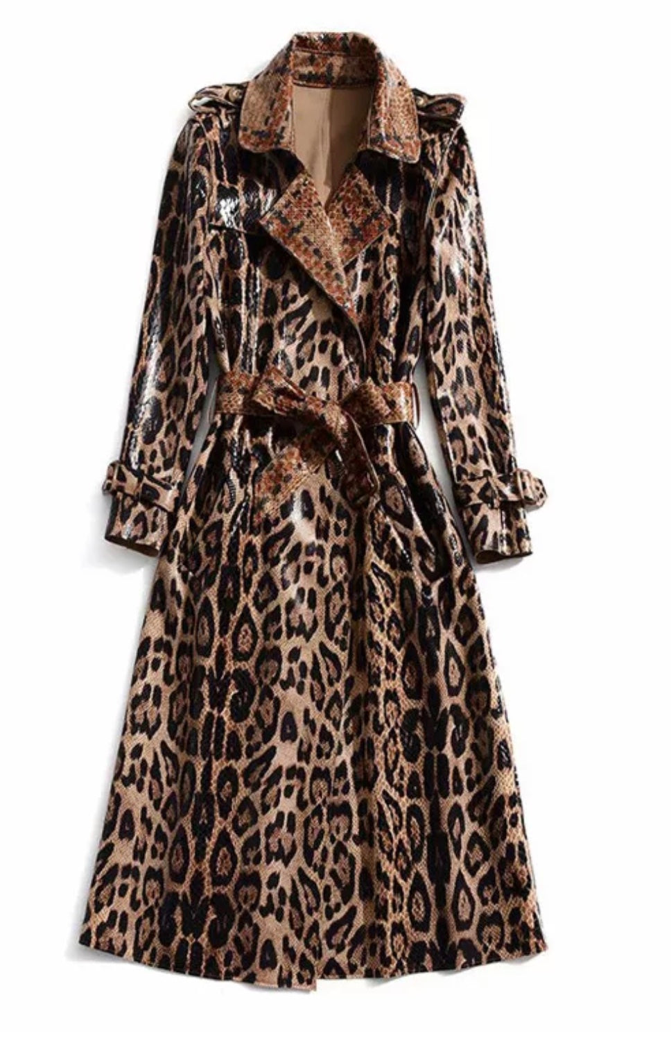 Zuri Faux Leather Trench SOLD OUT!!!