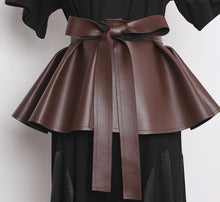 Load image into Gallery viewer, Tory Faux Leather Bow Belt
