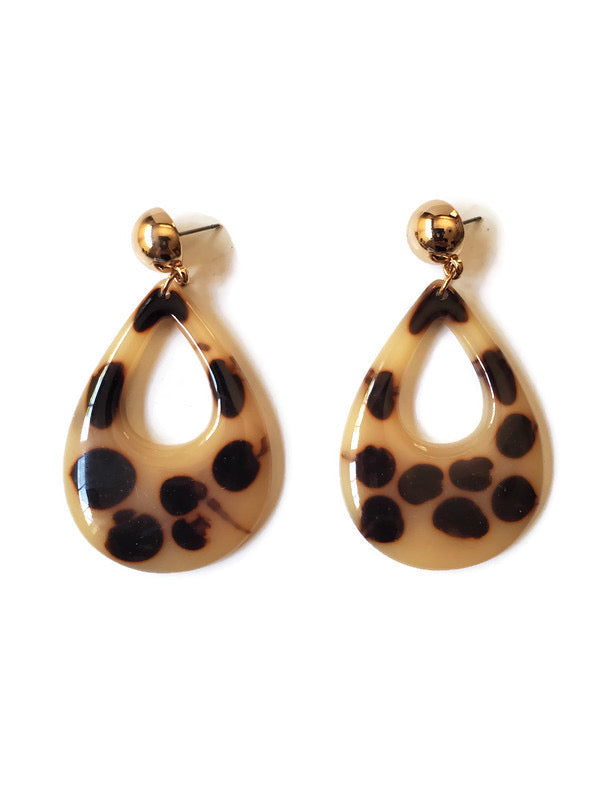 Lorna Cheetah Spec Earrings SOLD OUT!