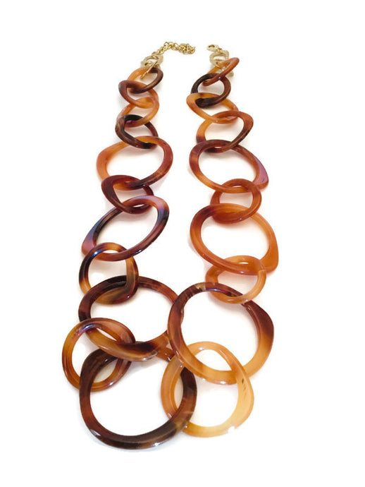 Chunky Link Statement Layering Necklace - Rhonda’s Fabulous Jewelry LLC