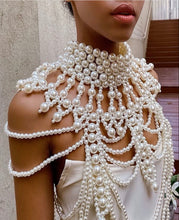 Load image into Gallery viewer, St. Tropez Pearl Body Cape Necklace SOLD OUT
