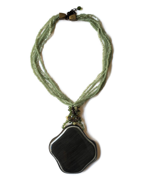 Mona Beaded Pendant Necklace - Rhonda’s Fabulous Jewelry LLC