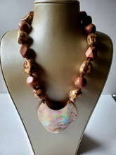 Load image into Gallery viewer, Natural Wood Shell Necklace  SOLD OUT!!!
