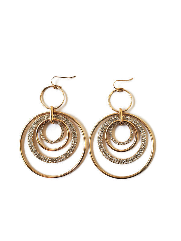 Rory Elegance Collection - Gold-tone Earrings & Cuff - Rhonda’s Fabulous Jewelry LLC