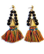 Load image into Gallery viewer, Brianna Fringe Statement Earrings Sold Out

