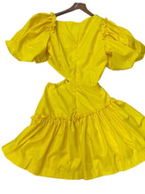 Load image into Gallery viewer, St. Kitts Yellow Cutout Dress
