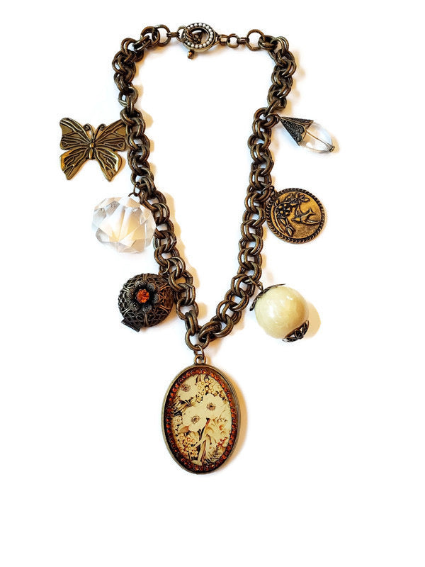 Riva Butterfly Charm Necklace - Rhonda’s Fabulous Jewelry LLC
