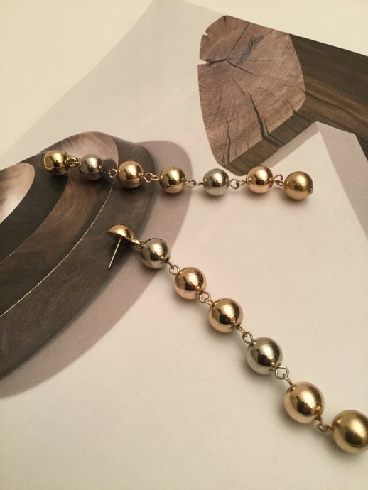 Nova Tri- Color Statement Dots - Rhonda’s Fabulous Jewelry LLC