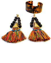 Load image into Gallery viewer, Brianna Fringe Statement Earrings Sold Out
