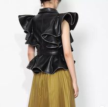 Load image into Gallery viewer, Victoria Faux Leather Vest SOLD OUT!!
