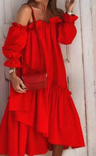 Load image into Gallery viewer, Santorini Red Midi Dress
