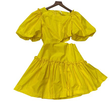 Load image into Gallery viewer, St. Kitts Yellow Cutout Dress
