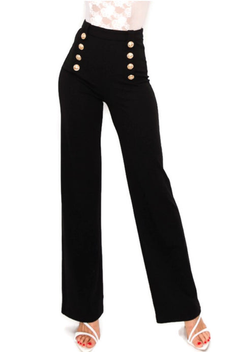 Black Double Breasted Pants (4 left, 1 SM, 2 MED, 1 LG) - Rhonda’s Fabulous Jewelry LLC