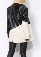 Load image into Gallery viewer, Kali Faux Leather Intertwine Blazer
